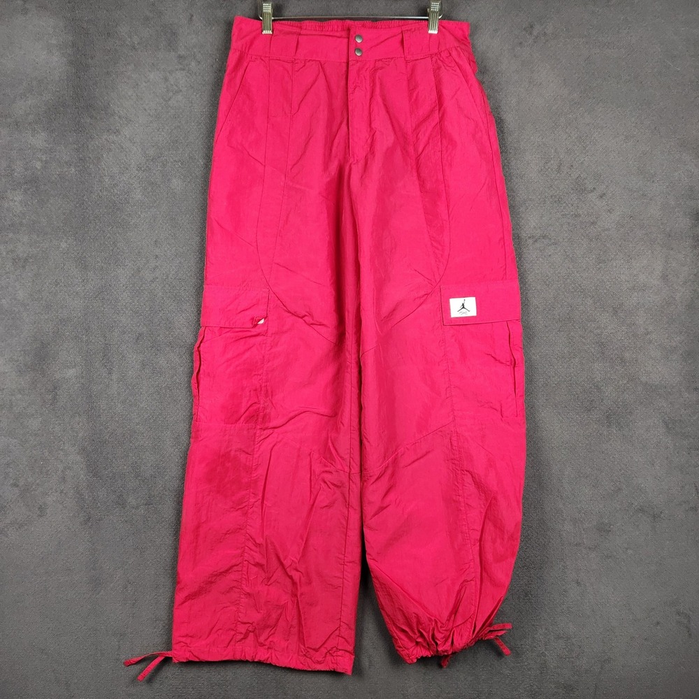 Jordan Essentials Utility Pants Womens Medium Pink Loose Fit Cargo DM5175-614